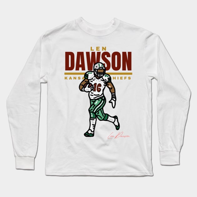 len dawson classic Long Sleeve T-Shirt by Draw One Last Breath Horror 
